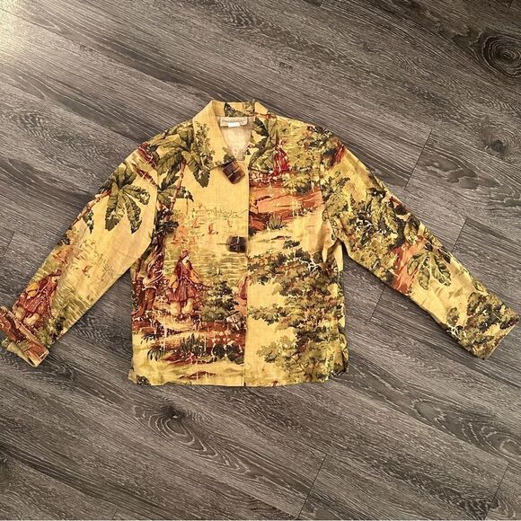 Painted Pony Linen Jacket - Picture 1 of 9
